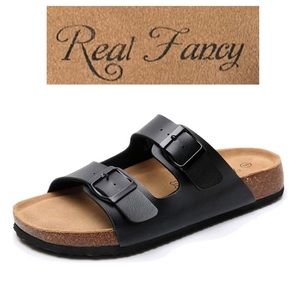 Women 2-strap Leather Sandals